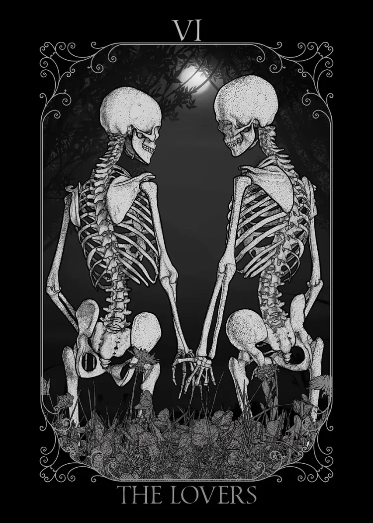 lumi-boards-art-5b178828d247215c LumiPoster — العاشقان - رسم هياكل عظمية - الصورة 1