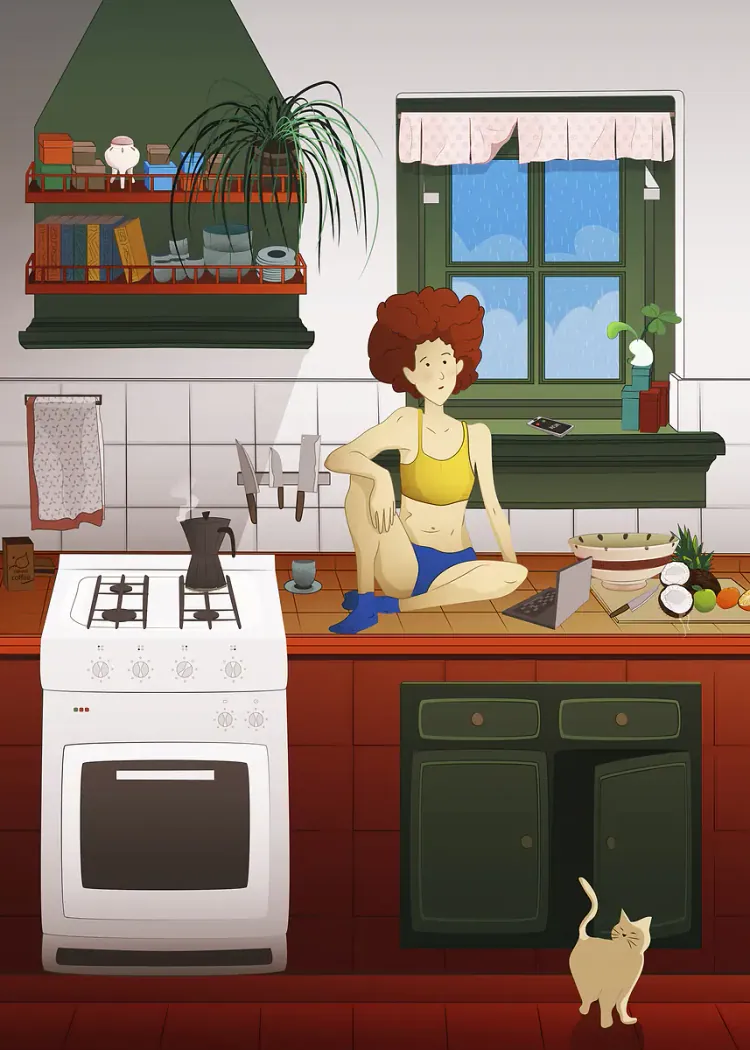 lumi-boards-art-5c58597f9ec78e82 LumiPoster — صباح هادئ في المطبخ - الصورة 1