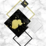 LumiPoster — معينات على الرخام الأبيض