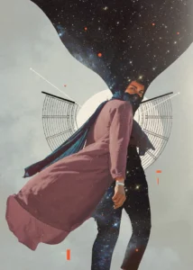 LumiPoster — Space traveler and coat