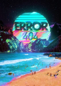 LumiPoster — Digital beach and 404 error