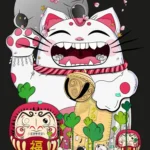 LumiPoster — Lucky Cat - Colorful World