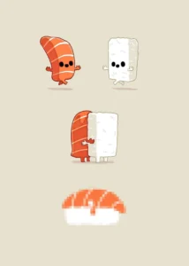 LumiPoster — Sushi story