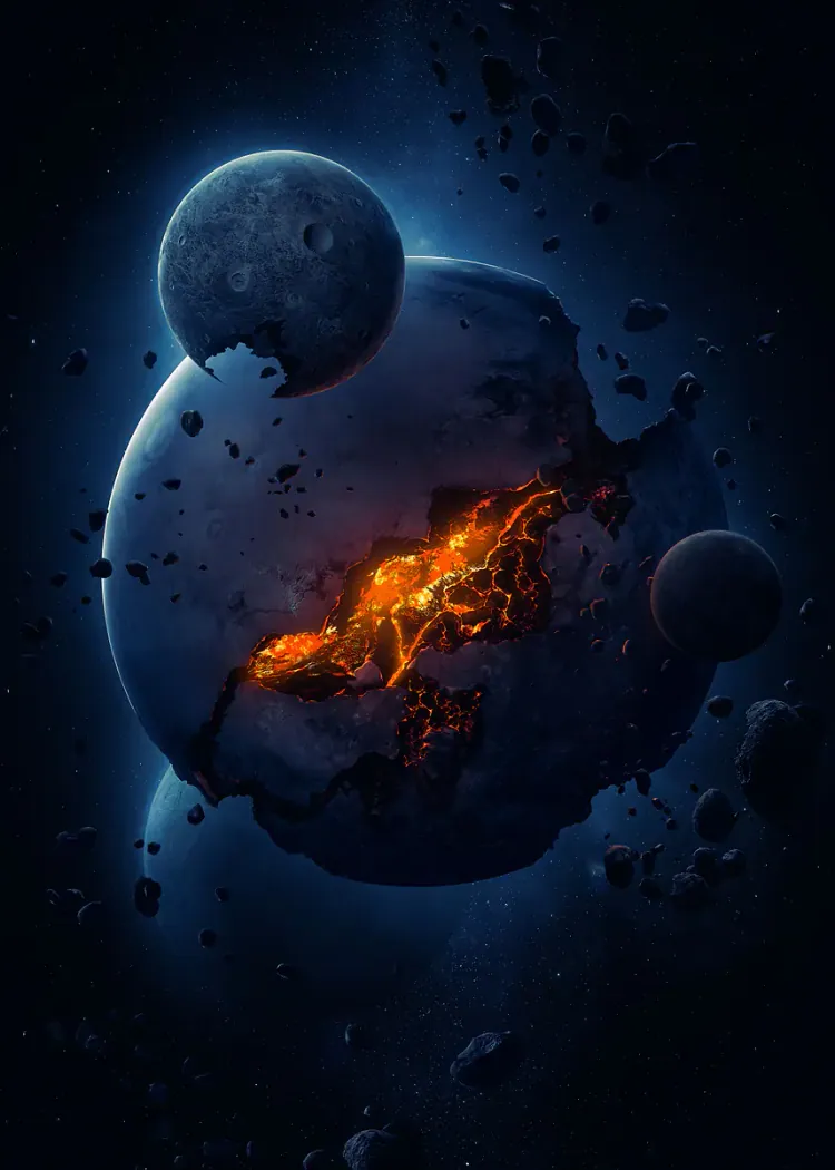 lumi-boards-art-6a62e4218490cd51-1.webp LumiPoster — A planet cracked with fire - Image 1