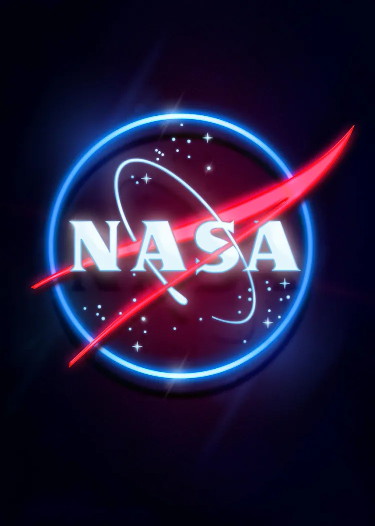 lumi-boards-art-6c8cf5e986943e72-1.webp LumiPoster — NASA with neon logo - Image 1