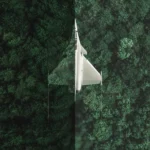 LumiPoster — Rafale above the forest