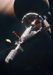 LumiPoster — Interplanetary space station