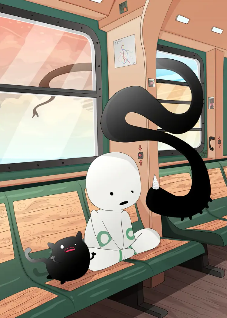 lumi-boards-art-6f47ca8fdfbe0ee6-1.webp LumiPoster — Comrades on the quiet train - Image 1