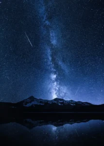 LumiPoster — Milky Way over the lake