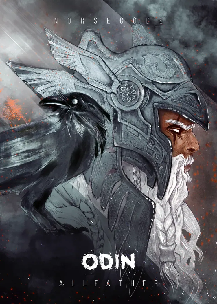 lumi-boards-art-705311acd74220d5-1.webp LumiPoster — Odin and the raven of legend - Image 1
