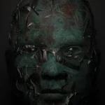 LumiPoster — A face of dark shards
