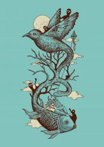 LumiPoster — Between sky and water