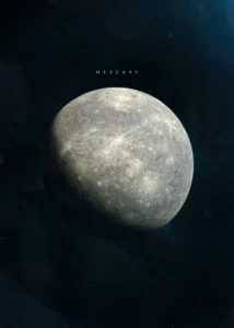 LumiPoster — عطارد في الفضاء