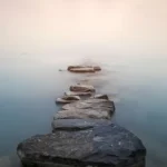 LumiPoster — Stones in a calm sea