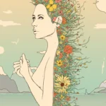 LumiPoster — بورتريه بتاج من الزهور