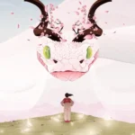 LumiPoster — Pink cherry dragon