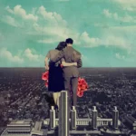 LumiPoster — عناق فوق المدينة