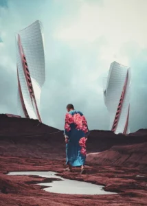 LumiPoster — رحلة بين أبراج الخيال