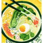 LumiPoster — Colorful ramen bowl