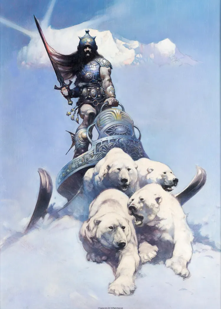 lumi-boards-art-8871d41afb857f25 LumiPoster — فارس الثلج والدببة - الصورة 1