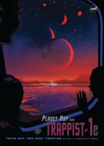 LumiPoster — Journey to Trappist 1e