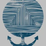 LumiPoster — مرساة هندسية زرقاء