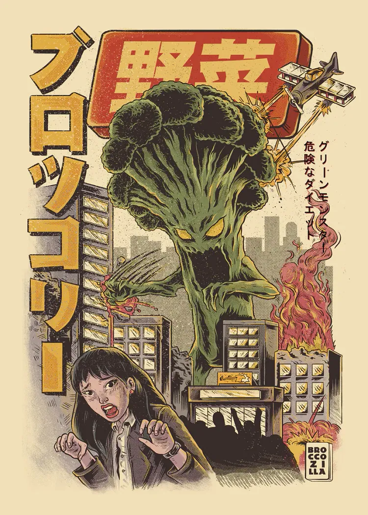 lumi-boards-art-93f31f72eb32982a-1.webp LumiPoster — Broccoli monster - Image 1