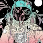 LumiPoster — رائد فضاء وغابة صغيرة