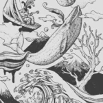 LumiPoster — The whale and the boat - a sea story