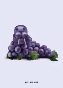 LumiPoster — Grape walrus