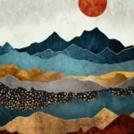 LumiPoster — جبال بألوان الأرض