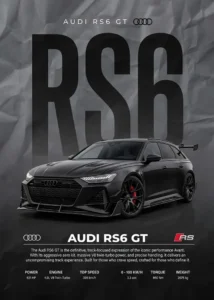 LumiPoster — Audi RS6 GT