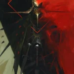 LumiPoster — Knight with red stripes