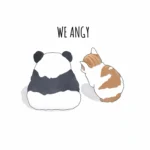 LumiPoster — Angry panda and cat