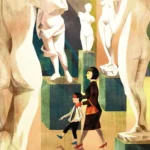 LumiPoster — Tour among the statues