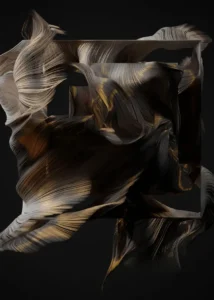 LumiPoster — Dark silk abstract