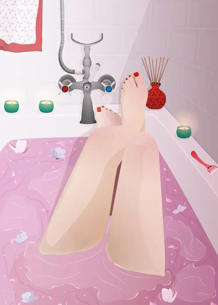 lumi-boards-art-9eef80da16d0af30 LumiPoster — حمام وردي للاسترخاء - الصورة 1