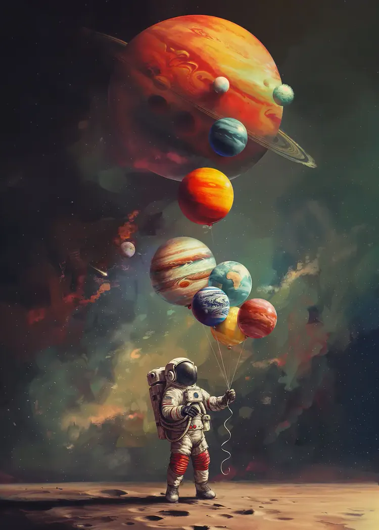 lumi-boards-art-a19d9c8184129625-1.webp LumiPoster — Astronaut carrying planets - Image 1