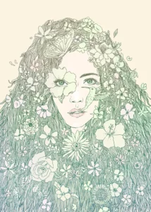 LumiPoster — Portrait of leaves and flowers