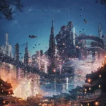 LumiPoster — Future city at night