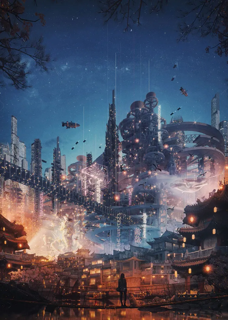 lumi-boards-art-a1a9b0f6fe691f93-1.webp LumiPoster — Future city at night - Image 1