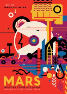 LumiPoster — Mars - the destination of the future