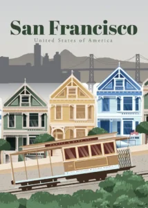 LumiPoster — San Francisco travel poster