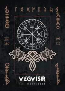 LumiPoster — Vegvisir Scandinavian compass