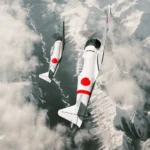 LumiPoster — Two planes over the mountains