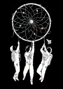 LumiPoster — Astronauts and dream catchers