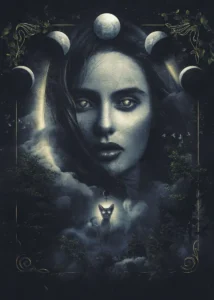 LumiPoster — بورتريه القمر والغابة