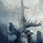 LumiPoster — Crow and tree in the snow