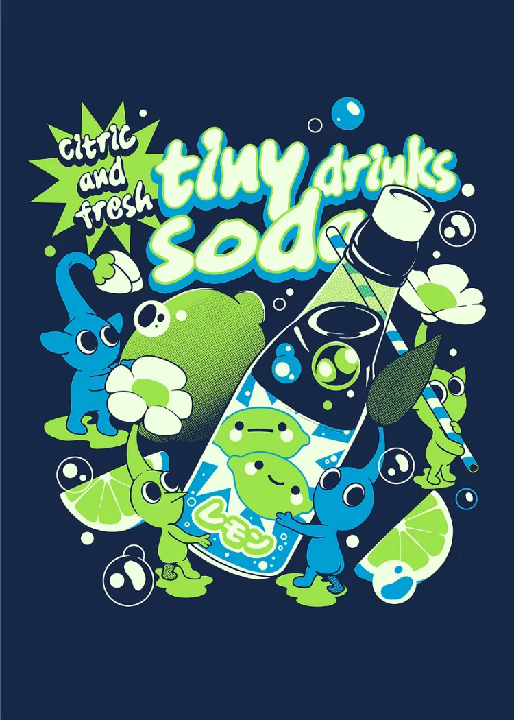 lumi-boards-art-b041ae21cf61e982-1.webp LumiPoster — Green drink bubbles - Image 1