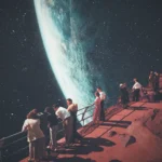 LumiPoster — شرفة على حافة الكوكب